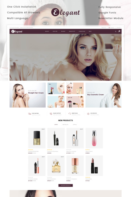 Kit Graphique #78214 Cosmetic Beauty Divers Modles Web - Logo template Preview