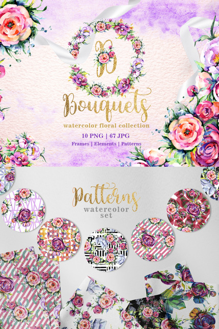 Kit Graphique #78234 Bright Bouquets Divers Modles Web - Logo template Preview