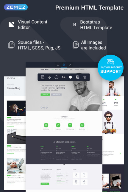 Kit Graphique #78390 Site-personnel Blog Divers Modles Web - Logo template Preview