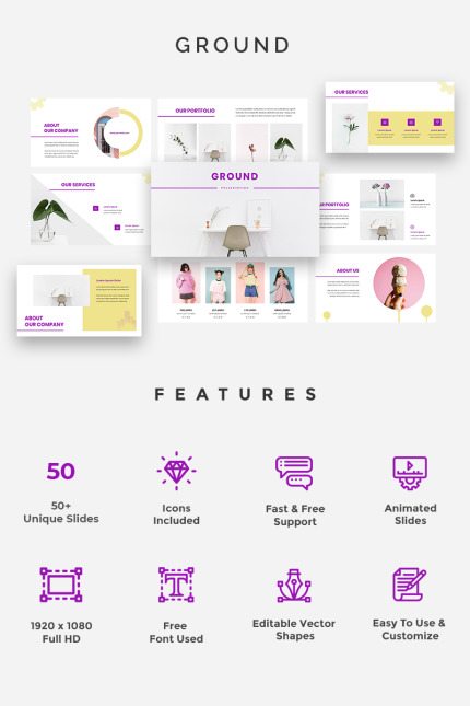 Kit Graphique #78427 Powerpoint Template Divers Modles Web - Logo template Preview