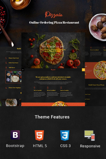 Kit Graphique #78480 Pizza Alimentation Divers Modles Web - Logo template Preview