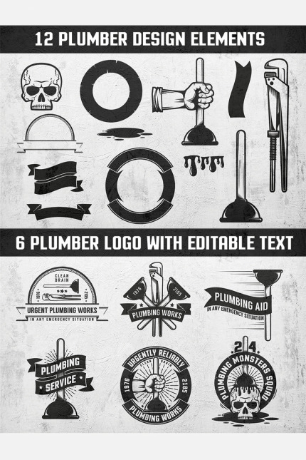 Kit Graphique #78490 Emblem Badge Divers Modles Web - Logo template Preview