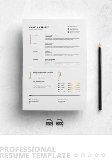 Kit Graphique #78500 Professionel Rsum Divers Modles Web - Logo template Preview