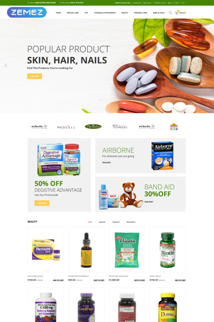 Kit Graphique #78533 Drug Ecommerce Divers Modles Web - Logo template Preview