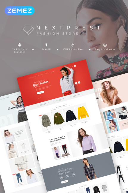 Kit Graphique #78550 Nextprest Fashion Divers Modles Web - Logo template Preview