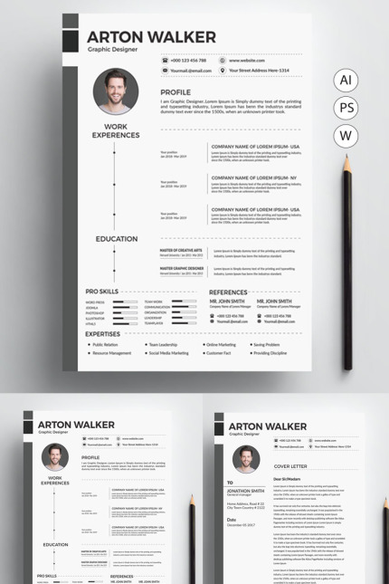 Kit Graphique #78577 Clean Rsum Divers Modles Web - Logo template Preview