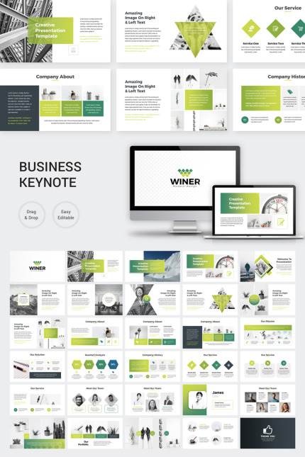 Kit Graphique #78701 Modern Keynote Divers Modles Web - Logo template Preview