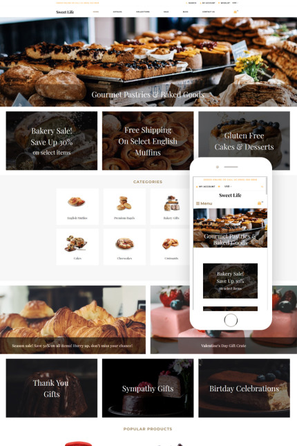 Kit Graphique #78745 Bakery Cakes Divers Modles Web - Logo template Preview