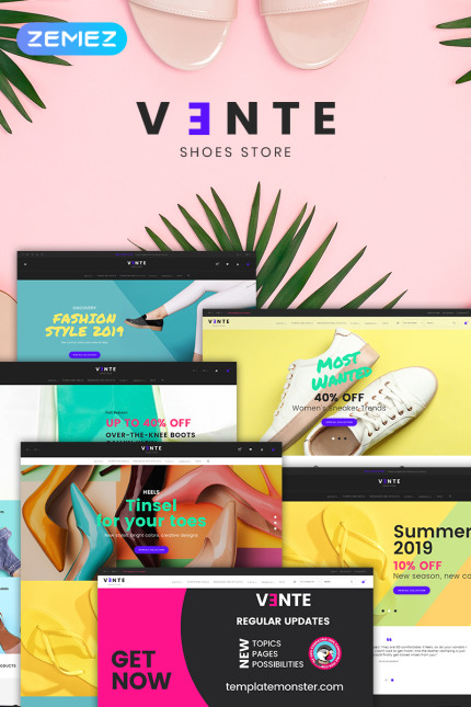 Kit Graphique #78752 Vente Chaussures Divers Modles Web - Logo template Preview