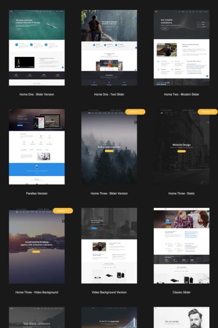 Kit Graphique #78777 Agency Bootstrap Divers Modles Web - Logo template Preview