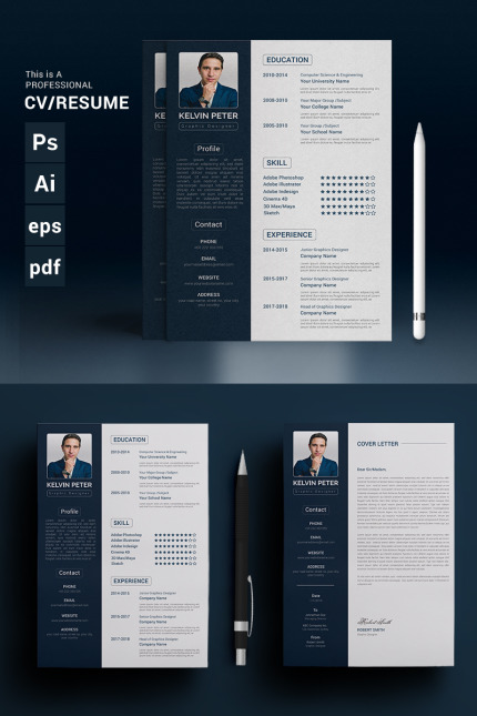 Kit Graphique #78796 A4 Propre Divers Modles Web - Logo template Preview