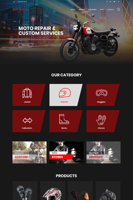 Kit Graphique #79012 Motorcycles Rparation Divers Modles Web - Logo template Preview