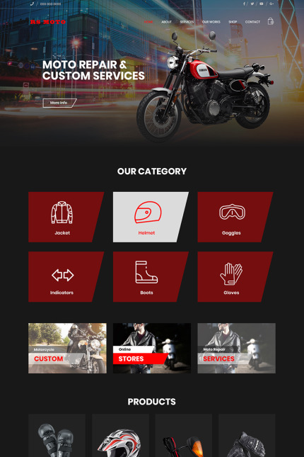 Kit Graphique #79012 Motorcycles Rparation Divers Modles Web - Logo template Preview