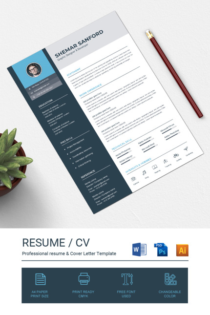 Kit Graphique #79051 Resume Template Divers Modles Web - Logo template Preview