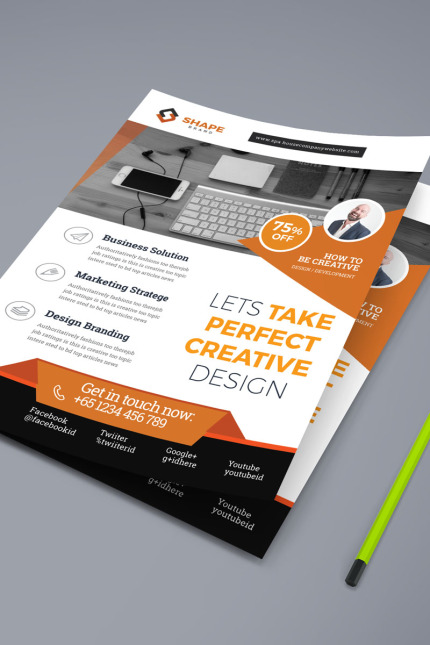 Kit Graphique #79055 Flyer Corporate Divers Modles Web - Logo template Preview