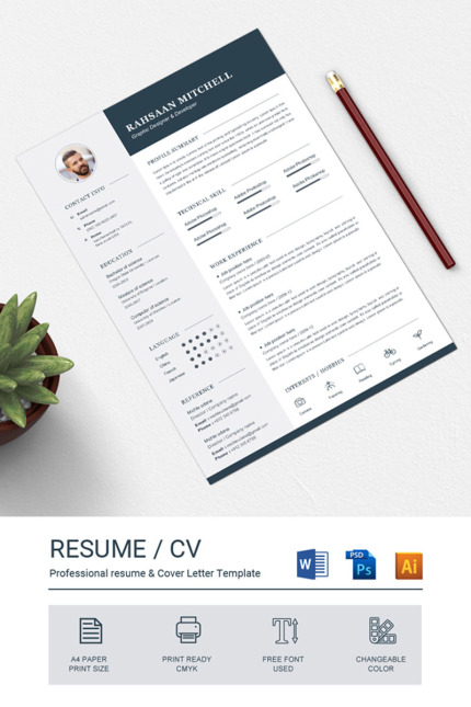 Kit Graphique #79066 Resume Template Divers Modles Web - Logo template Preview