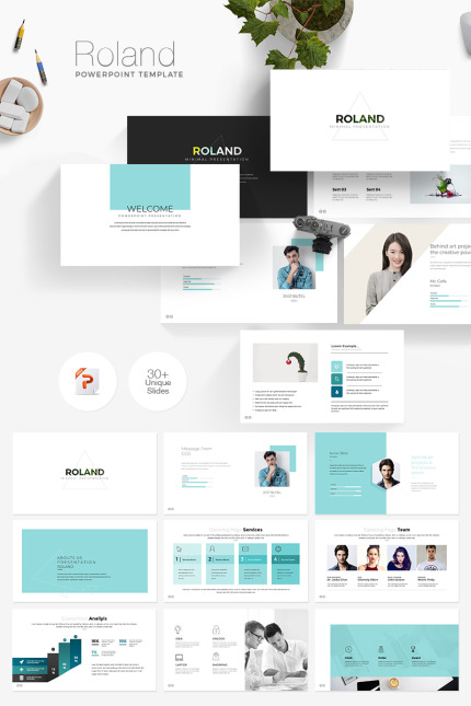 Kit Graphique #79101 Minimal Presentationundefined Divers Modles Web - Logo template Preview