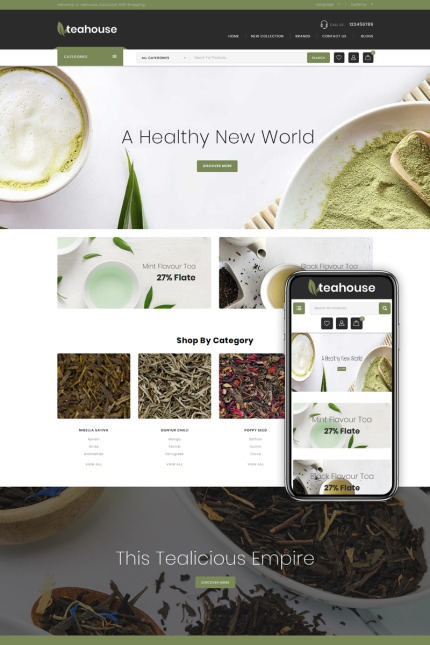 Kit Graphique #79153 Tea Coffee Divers Modles Web - Logo template Preview
