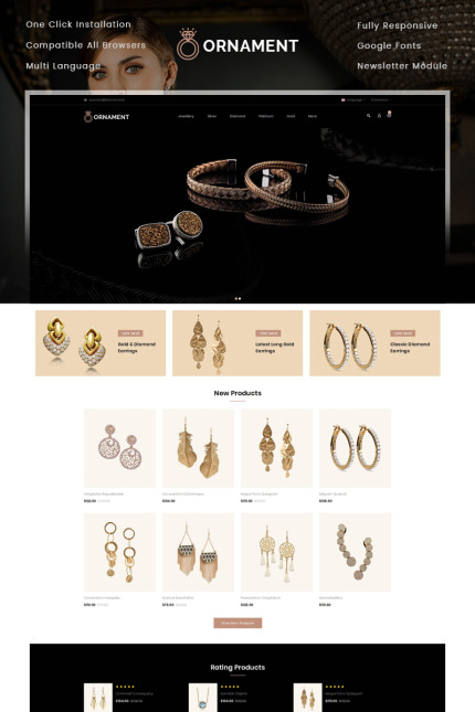 Kit Graphique #79347 Bijoux Bijouterie Divers Modles Web - Logo template Preview