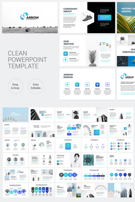 Kit Graphique #79362 Modern Powerpoint Divers Modles Web - Logo template Preview