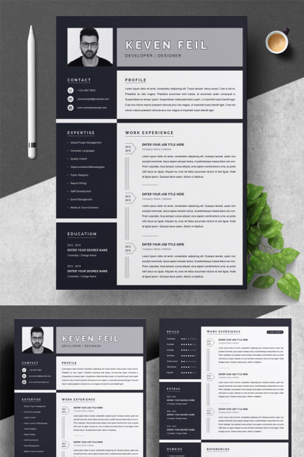 Kit Graphique #79398 1 Page Divers Modles Web - Logo template Preview