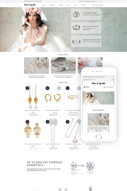 Kit Graphique #79421 Ecommerce Bijoux Divers Modles Web - Logo template Preview