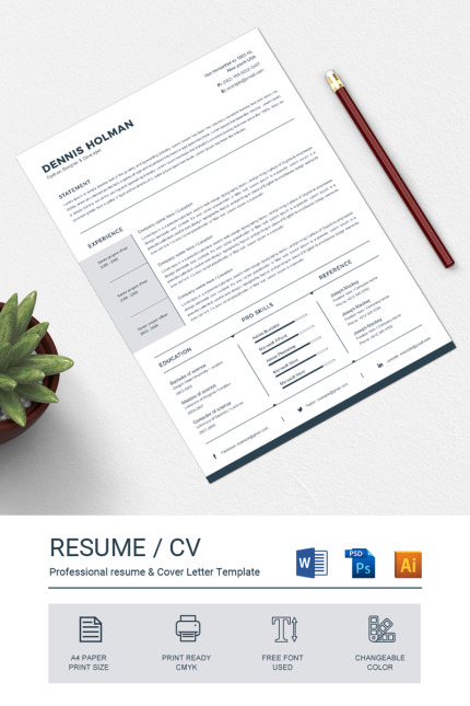 Kit Graphique #79490 Resume Template Divers Modles Web - Logo template Preview