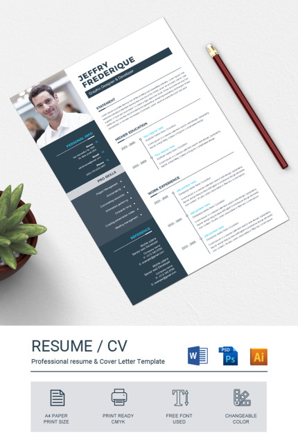 Kit Graphique #79541 Resume Template Divers Modles Web - Logo template Preview