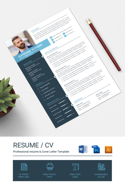 Kit Graphique #79542 Resume Template Divers Modles Web - Logo template Preview