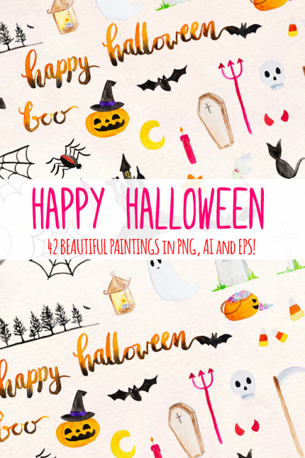 Kit Graphique #79669 Halloween Vacances Divers Modles Web - Logo template Preview