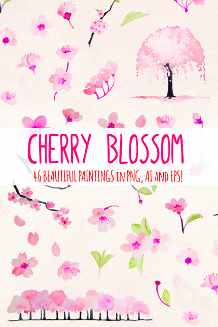 Kit Graphique #79676 Cherry Fleur Divers Modles Web - Logo template Preview