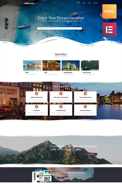 Kit Graphique #79863 Free Travel Divers Modles Web - Logo template Preview