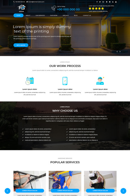 Kit Graphique #79910 Garage Door Divers Modles Web - Logo template Preview
