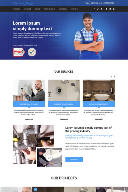 Kit Graphique #79957 Plumber Plombiers Divers Modles Web - Logo template Preview