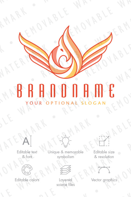 Kit Graphique #79984 Phoenix Bird Divers Modles Web - Logo template Preview