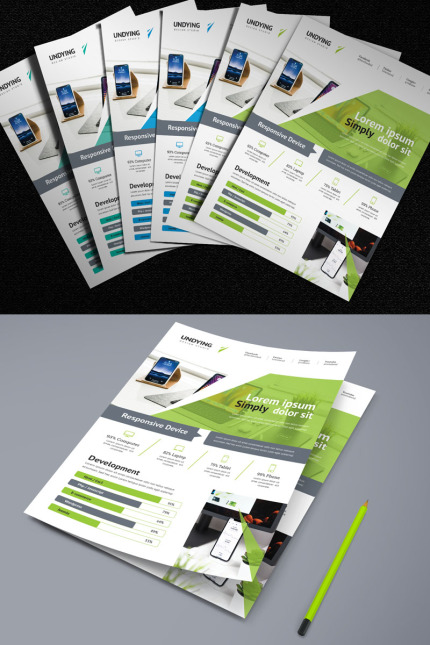 Kit Graphique #80008 Prospectus Entreprise Divers Modles Web - Logo template Preview
