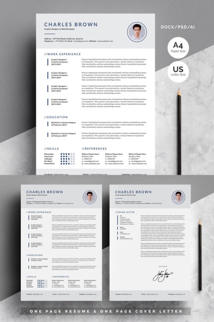 Kit Graphique #80047 Resume Cv Divers Modles Web - Logo template Preview