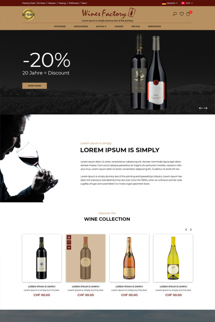 Kit Graphique #80137 Wine Magasin Divers Modles Web - Logo template Preview