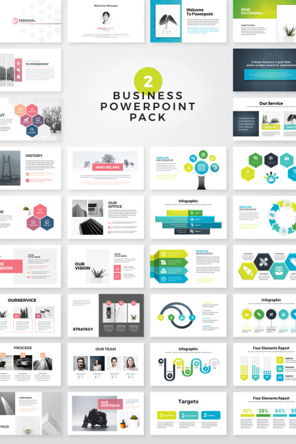 Kit Graphique #80212 Modern Powerpoint Divers Modles Web - Logo template Preview