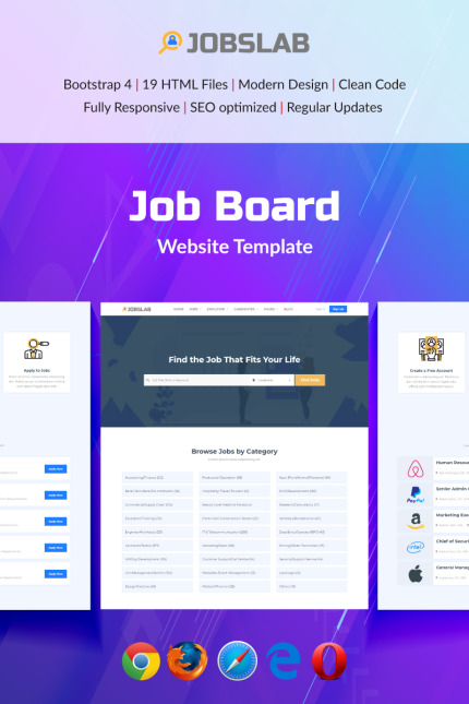 Kit Graphique #80213 Job Job-board Divers Modles Web - Logo template Preview