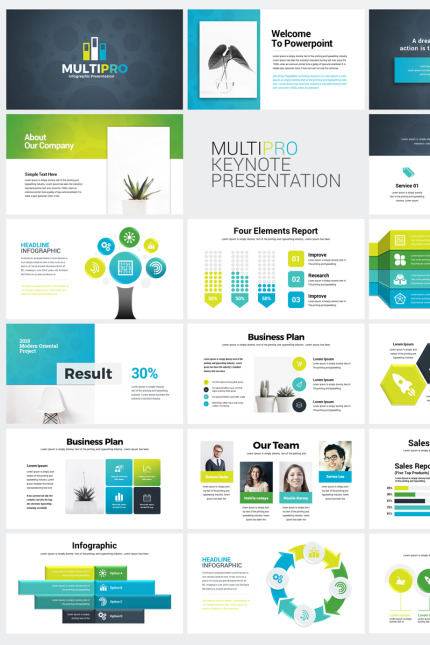 Kit Graphique #80225 Modern Keynote Divers Modles Web - Logo template Preview