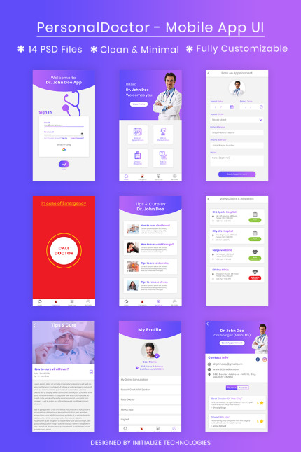 Kit Graphique #80230 Doctor Patient Divers Modles Web - Logo template Preview