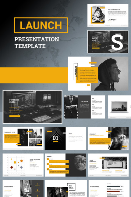 Kit Graphique #80288 Powerpoint Business Divers Modles Web - Logo template Preview