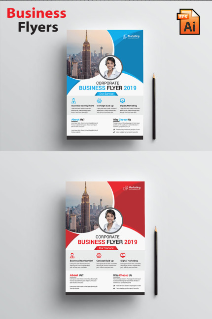 Kit Graphique #80329 Flyer Entreprise Divers Modles Web - Logo template Preview