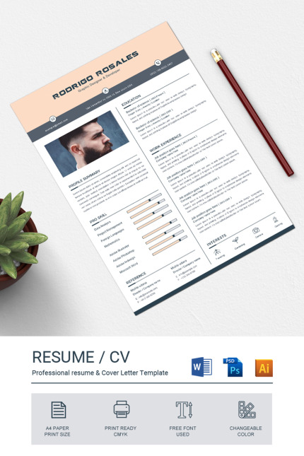 Kit Graphique #80336 Resume Template Divers Modles Web - Logo template Preview