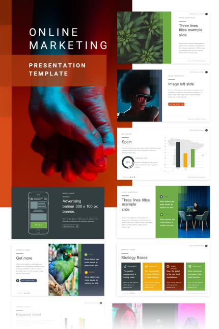 Kit Graphique #80355 Powerpoint Business Divers Modles Web - Logo template Preview