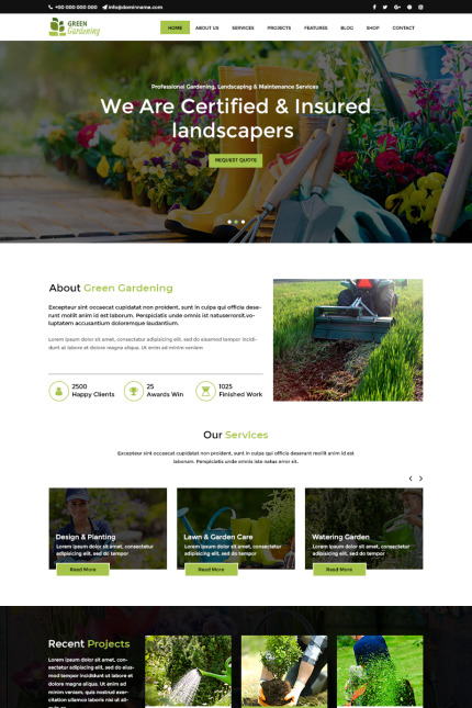 Kit Graphique #80409 Jardining Jardin Divers Modles Web - Logo template Preview
