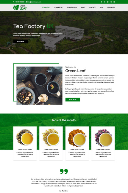 Kit Graphique #80417 Tea Usine Divers Modles Web - Logo template Preview