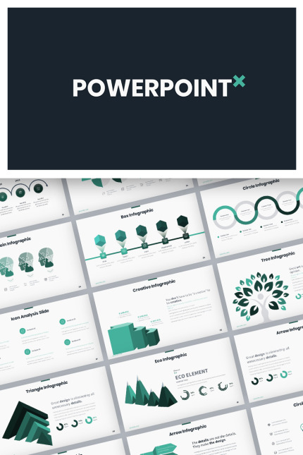 Kit Graphique #80442 Powerpoint Agence Divers Modles Web - Logo template Preview