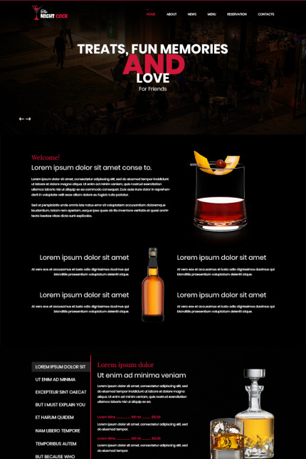 Kit Graphique #80494 Cocktail Bar Divers Modles Web - Logo template Preview